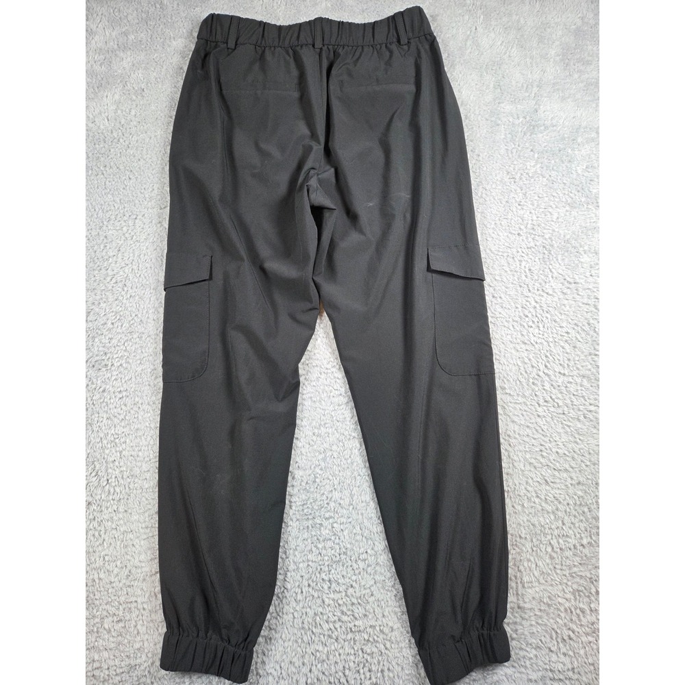 Banana Republic Cargo Jogger Pants S Black Womens Elastic Waist Stretch Utility - Picture 3 of 9